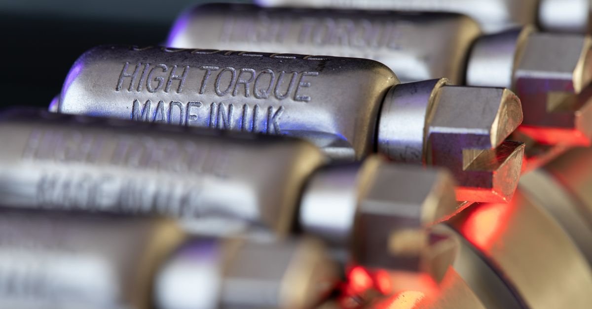 Machined metal components stamped High Torque, a reminder that every part of a drive train carries a load it was never meant to exceed